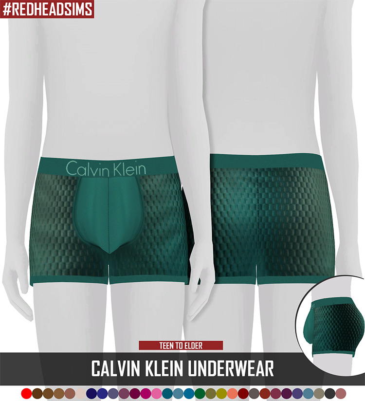 Calvin Klein Men’s Underwear Sims 4 CC