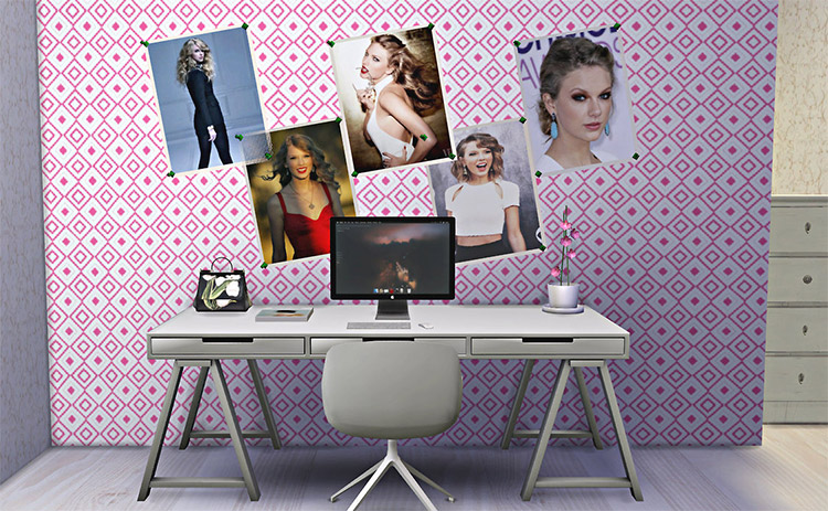 Custom Taylor Swift Posters / Sims 4 CC
