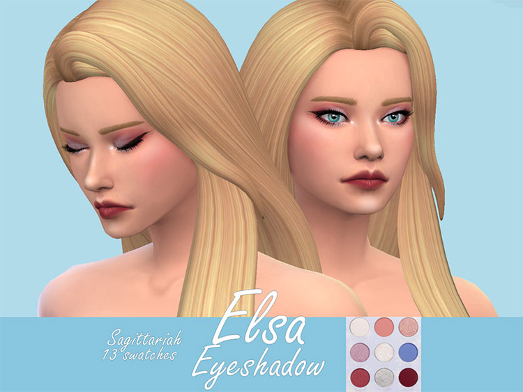 Colourpop Elsa Eyeshadow CC Makeup / Sims 4 CC
