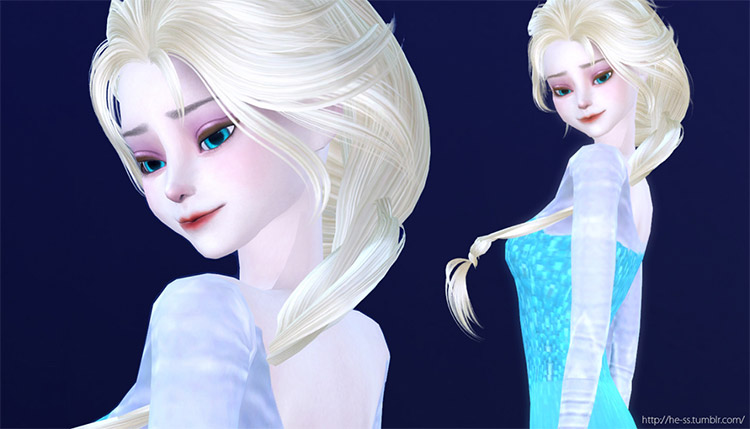 Elsa Pose Pack for The Sims 4