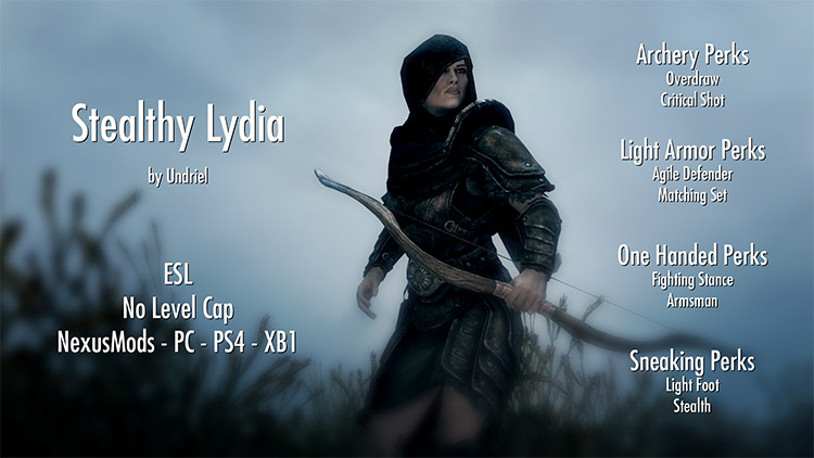 Stealthy Lydia Mod for Skyrim