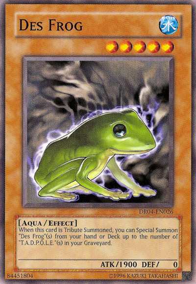 Des Frog Yu-Gi-Oh Card