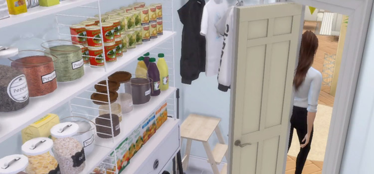 Pantry Interior Build in The Sims 4