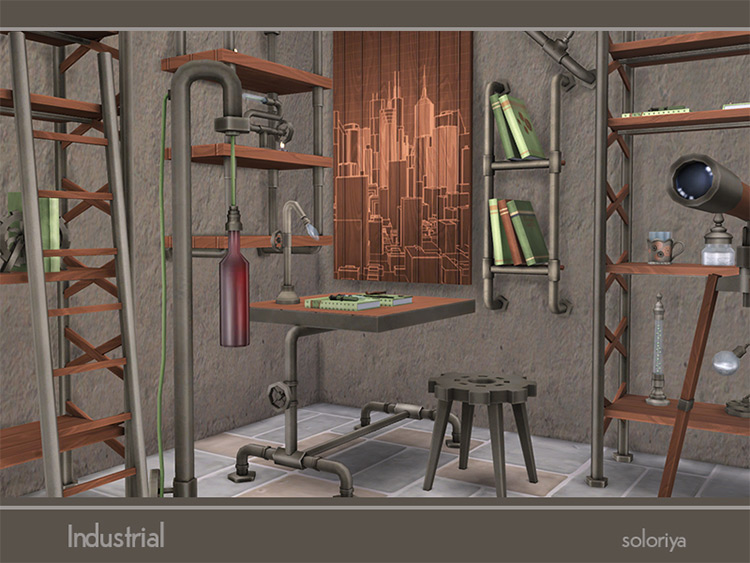 Industrial CC Set for Sims 4