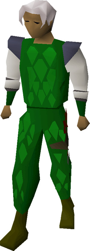 Green skirt clearance osrs