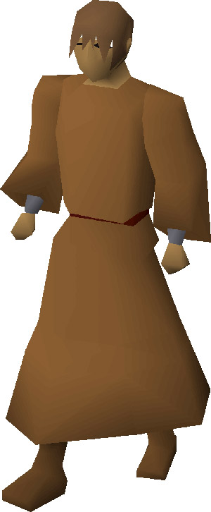 Monk Robes Set Worn in OSRS