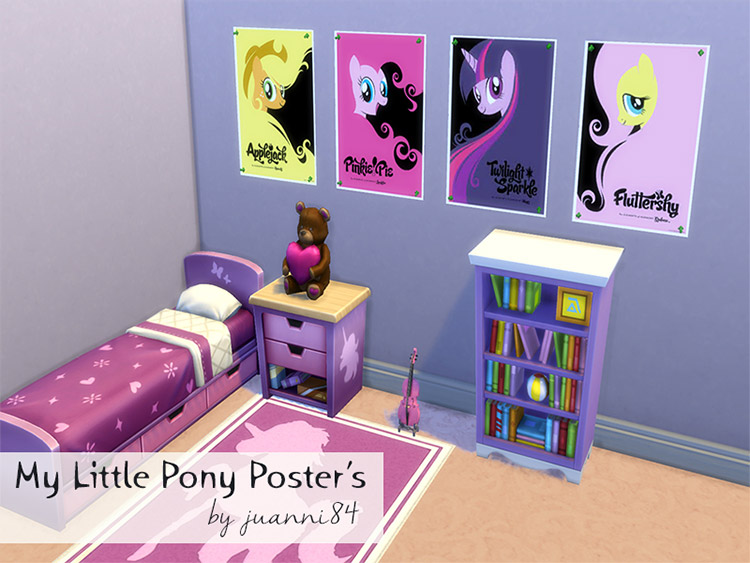 My Little Pony Posters Set / Sims 4 CC