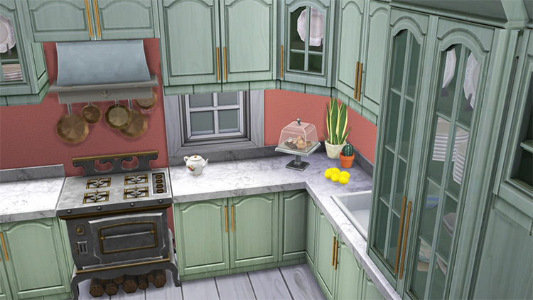 Tall Order Vintage Kitchen Recolor / TS4 CC