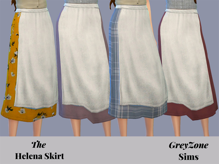 Helena Apron Skirt / TS4 CC