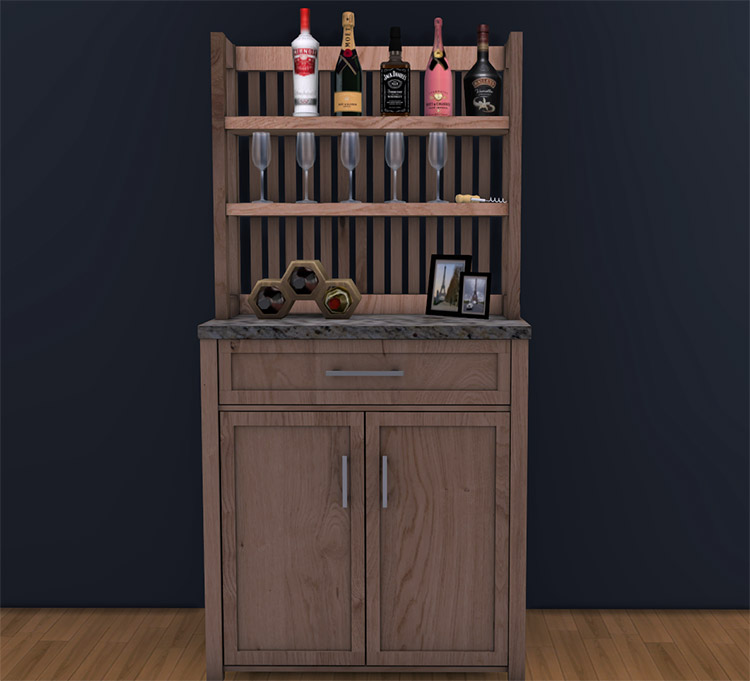 The Sims 4  Best Wine Cellar   Wine Rack CC   FandomSpot - 75