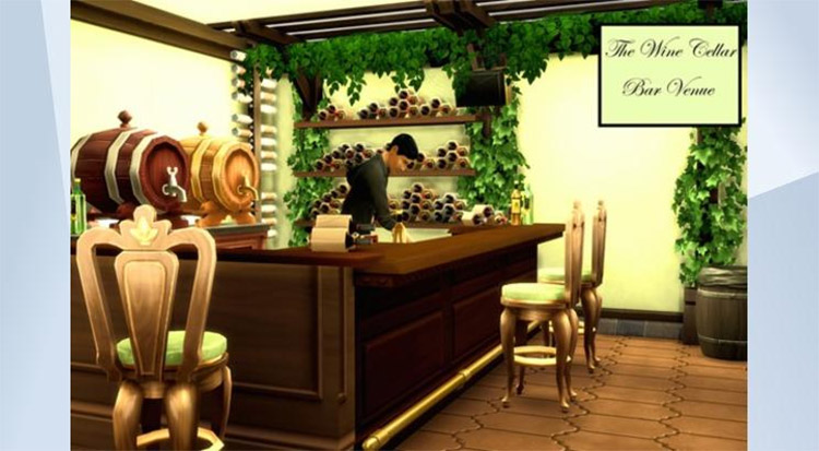 The Sims 4  Best Wine Cellar   Wine Rack CC   FandomSpot - 10