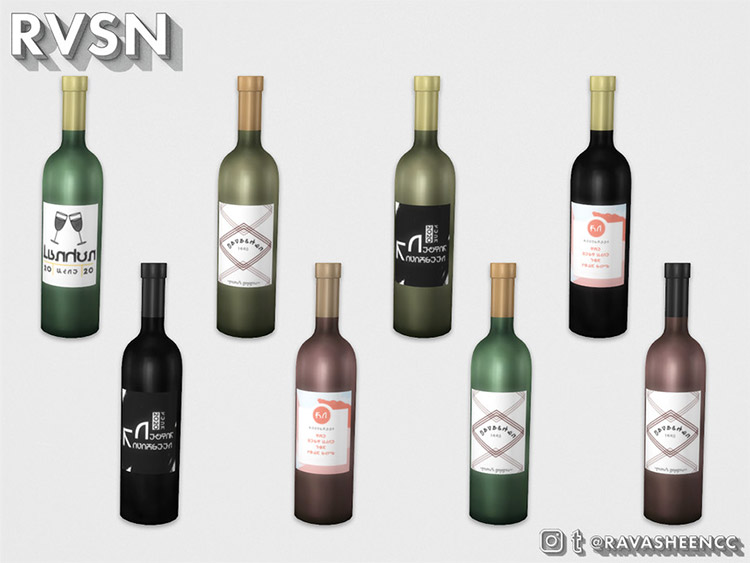 Cloud Nine Brand Wine Bottles CC