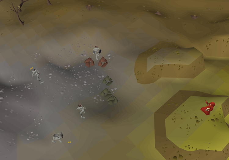 Wilderness Coal Mining Location (Screenshot From Above) / OSRS HD