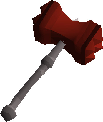 Dragon Warhammer OSRS Render