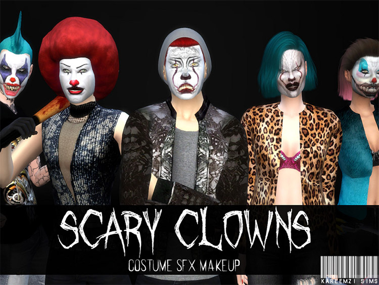 Best Sims 4 Clown CC  Makeup  Clothing   More   FandomSpot - 43