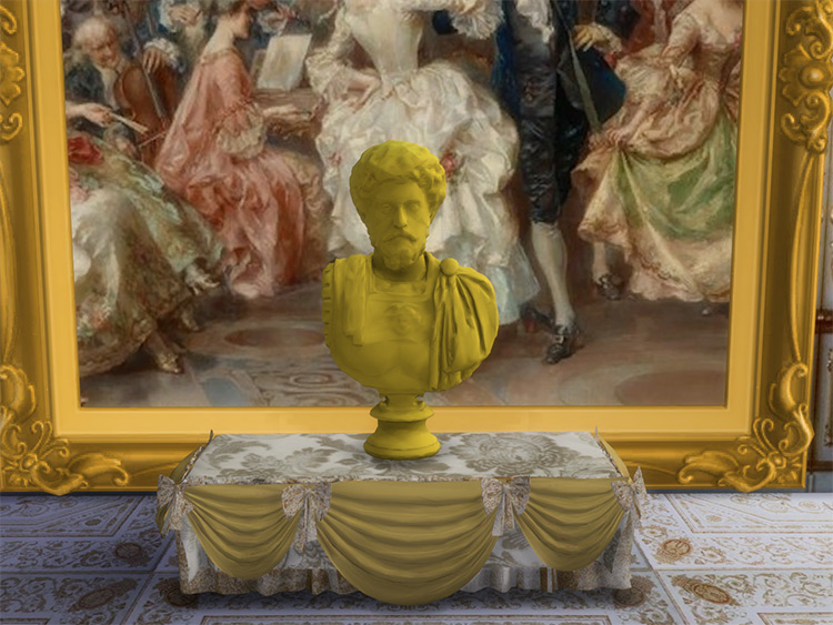 Famous Bust Sculptures / Sims 4 CC