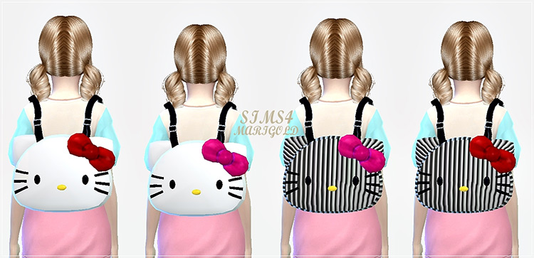 Hello Kitty Unisex Backpacks / TS4 CC