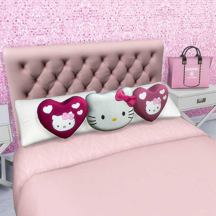 Hello Kitty Pillow Plushies for The Sims 4