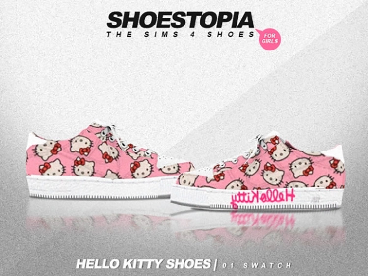 Hello Kitty Shoes / Sims 4 CC