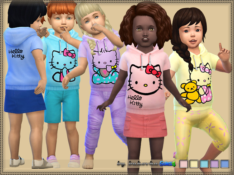 Hoody Hello Kitty / Sims 4 CC