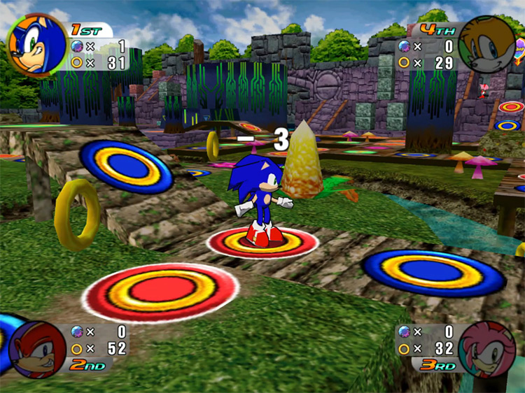 Sonic Shuffle Dreamcast gameplay