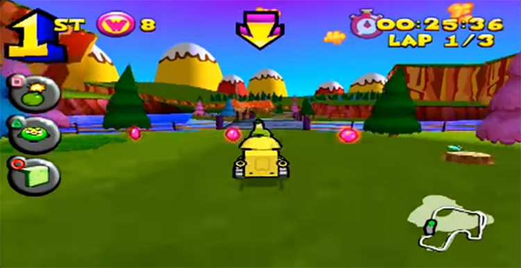 Wacky Races: Starring Dastardly and Muttley gameplay