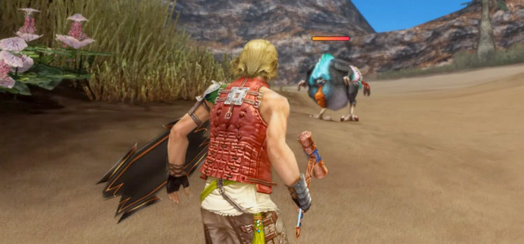 Basch Hammer Battle Pose in Final Fantasy XII: The Zodiac Age