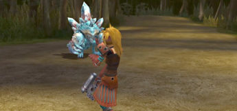Rikku Alchemist Outfit in Battle / FFX-2 HD Screenshot