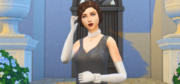 1920s-style Woman Build in The Sims 4