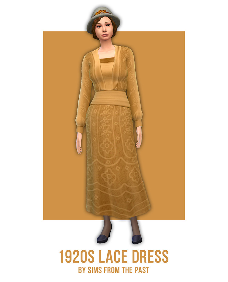 1920s Lace Dress / TS4 CC