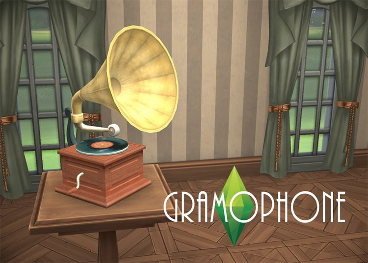 Functional Gramophone for The Sims 4