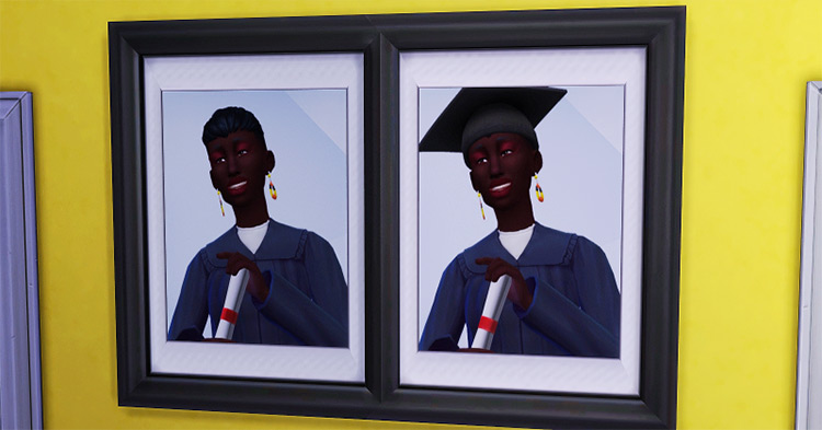 Generate Graduation Photo Mod for The Sims 4