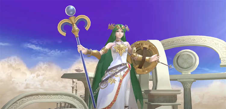 super smash bros ultimate palutena world of light