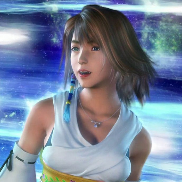 Yuna in Final Fantasy X HD