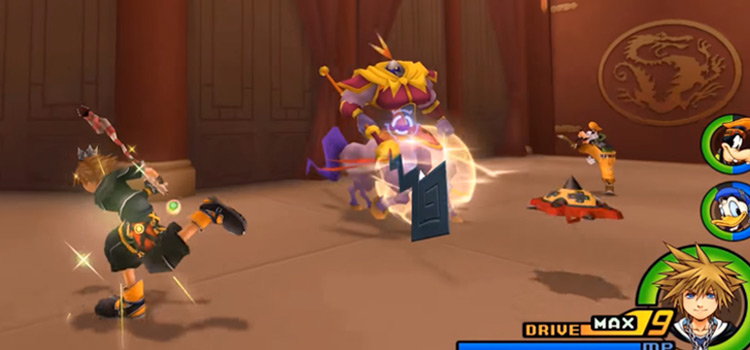 Kingdom Hearts 2.5 HD Battle in Land of Dragons