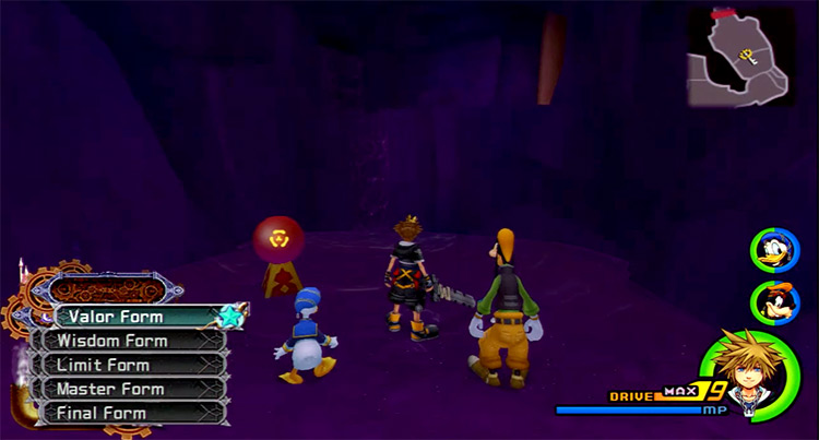 All drive forms menu in KH 2.5 HD