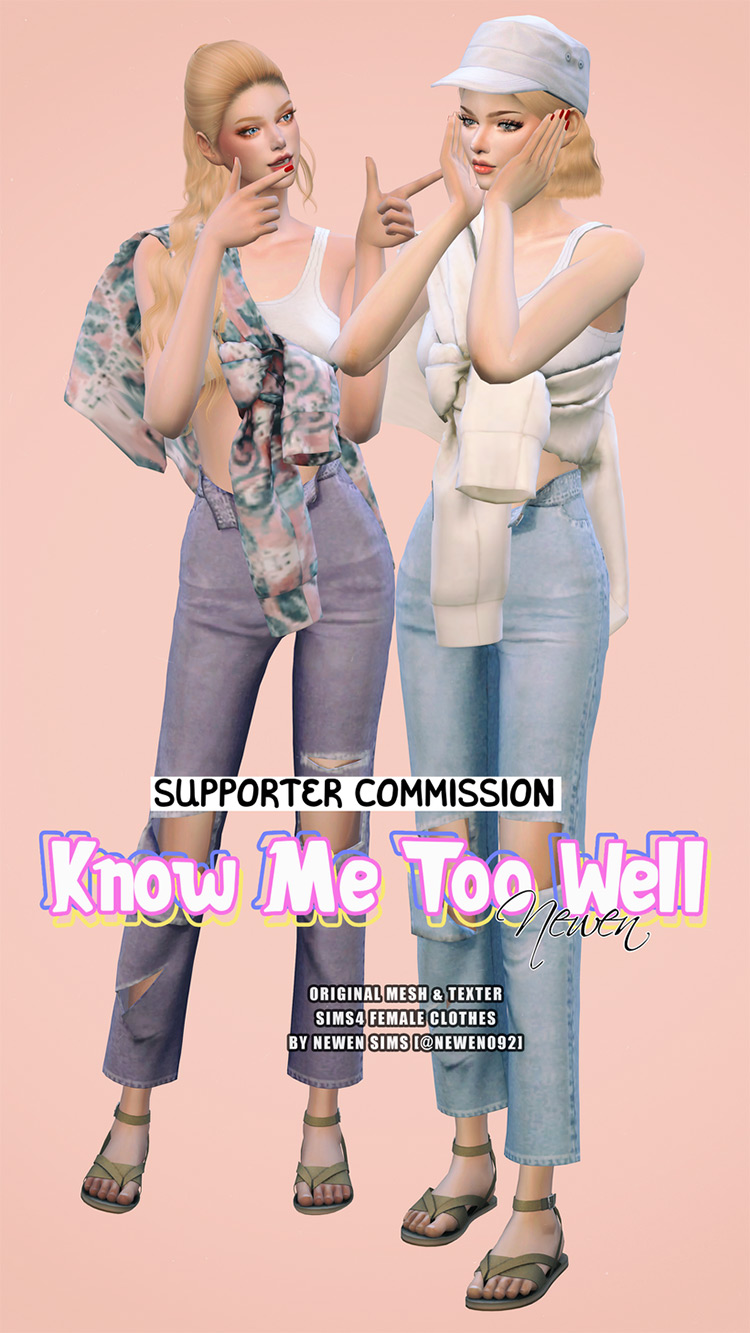 Know Me Too Well Jeans / TS4 CC
