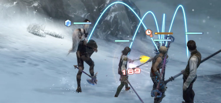 FF12 party targeting an enemy in The Zodiac Age