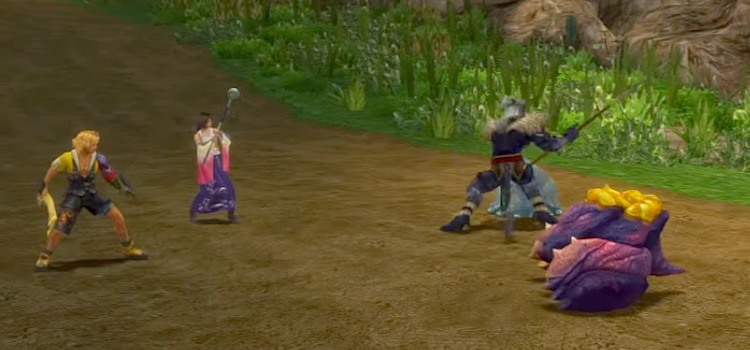 Kimahri Stealing in Moonflow battle / Final Fantasy X HD