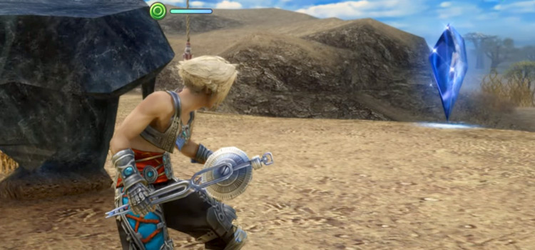 Vaan holding a measure in Final Fantasy XII: The Zodiac Age