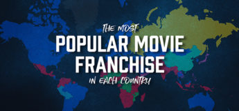 Header image - The most popular movie franchise in each country