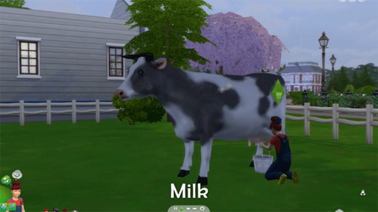 Sims 4 CC Cow Outfit