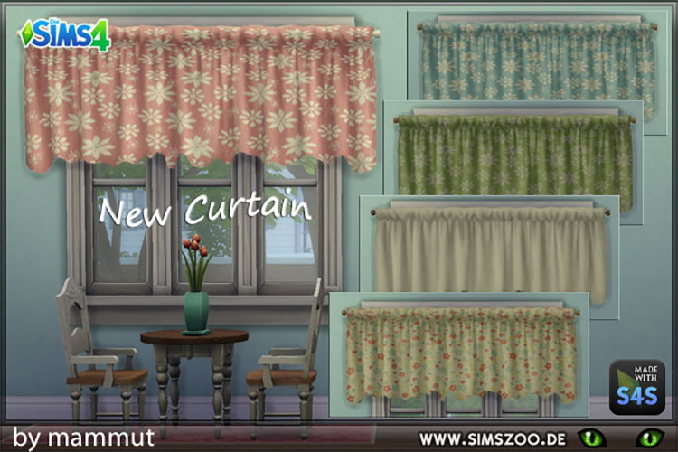 Curtain Country #3 / Sims 4 CC