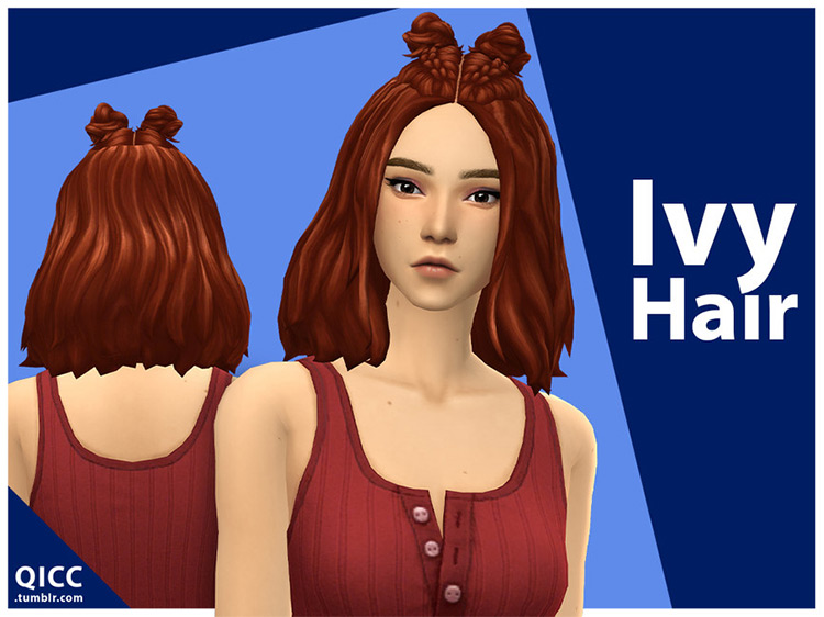 Ivy Hair for Sims 4
