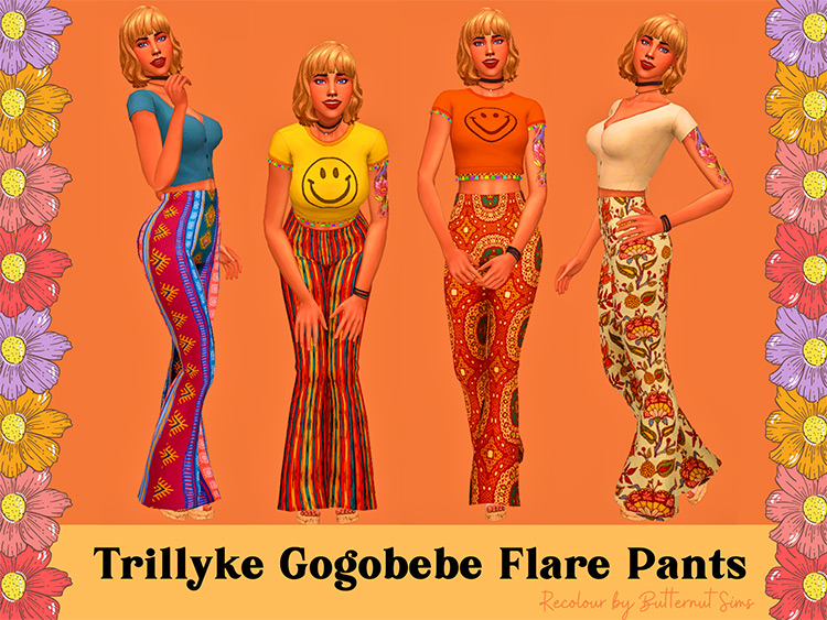 Trillyke GogoBebe Flare Pants / Sims 4 CC