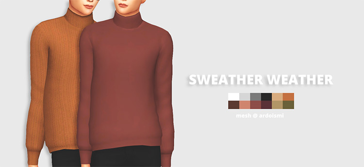 Sweater Weather Sweaters for The Sims 4