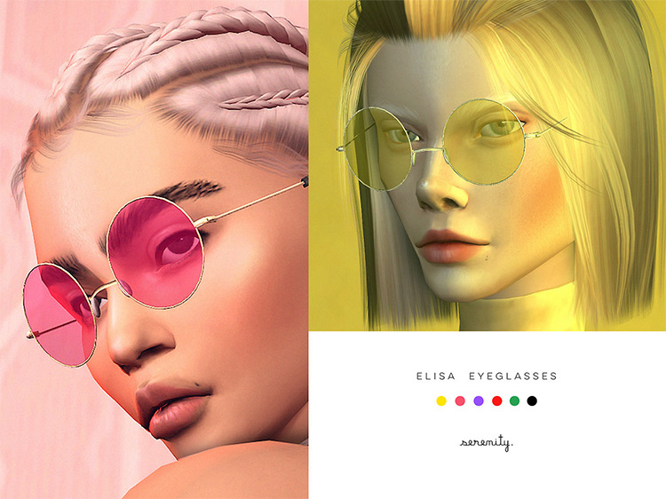 Elisa Glasses / Sims 4 CC