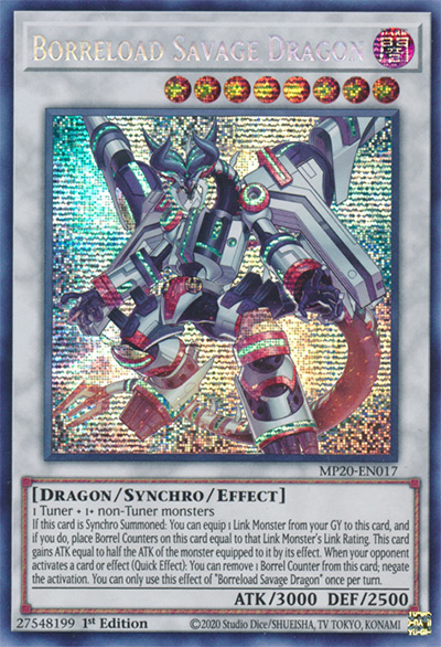 Borreload Savage Dragon Yu-Gi-Oh Card