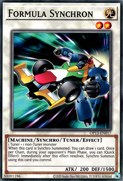 Formula Synchron YGO Card