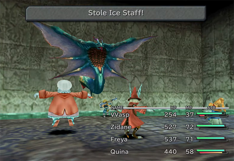 Ice Staff Steal in FF9